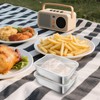Ayzylpth 12 Pcs Airtight Stainless Steel Food Storage Containers with
