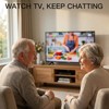 2.4GHz Wireless TV Headphones for Seniors, Open-Ear Hook Design for
