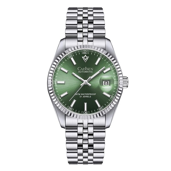CADISEN Automatic Watches Men's Mechanical MIYOTA 8215 Business Waterproof Wristwatch