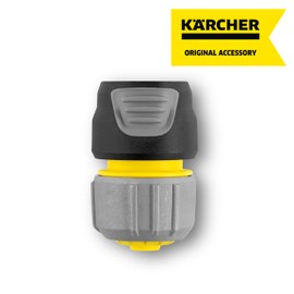 Kärcher 2.645-195.0 Premium Universal Hose Connector, Black/Grey/Yellow, 140.0 mm*51.0 mm*82.0 mm