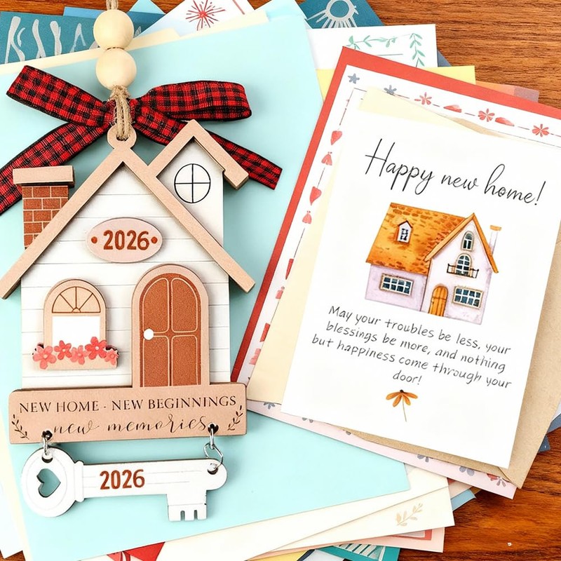 House Warming Gifts New Home 2026, New Home Card, Home