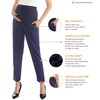 Alina Mae Maternity Pants Work Over The Belly with Pockets,