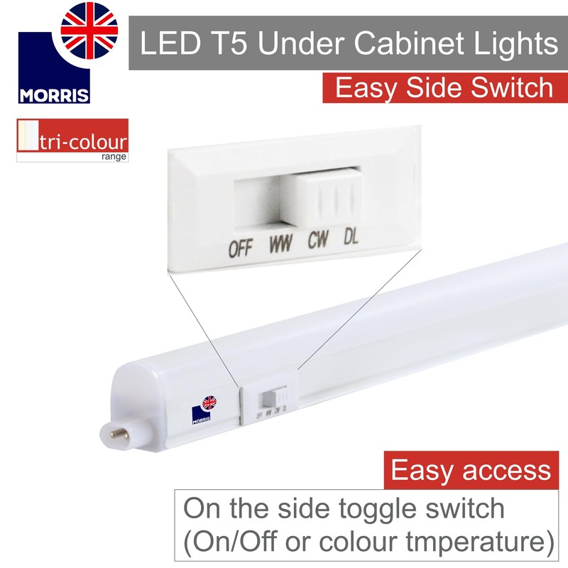 Morris LED Under Cabinet Light Linkable 3 Colours in 1