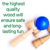 Funky Planet Kendama Original Wooden Toy with String and Ball
