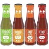 Taco Bell Sauces Variety 4 Pack 7.5oz Bottles Fire Hot