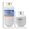 Flame King YSN401 40 Pound Steel Propane Tank Cylinder With