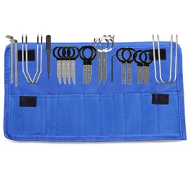 Eruceky 20-Piece Universal Car Radio Removal Tools, Car Radio Removal Tool, Radio Installation Removal Tool Set, Suitable for Repairing Radios on Most Vehicles
