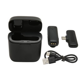 Wireless Clip Mic 2.4G HiFi Professional Type C Noise Reduction Lapel Clip On Microphone Recording Mic for Cameras PCs