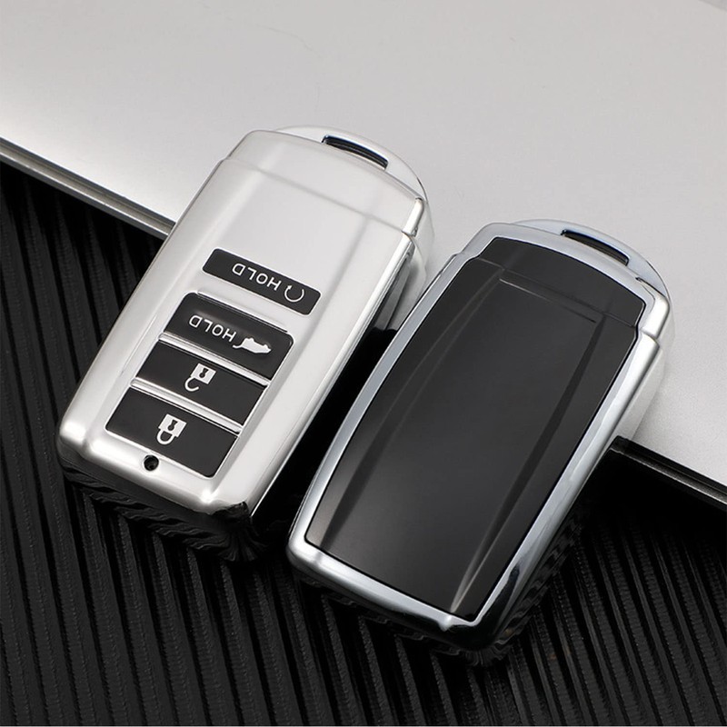 Kirsnda for Acura Key fob Cover case,with Keychain fit MDX