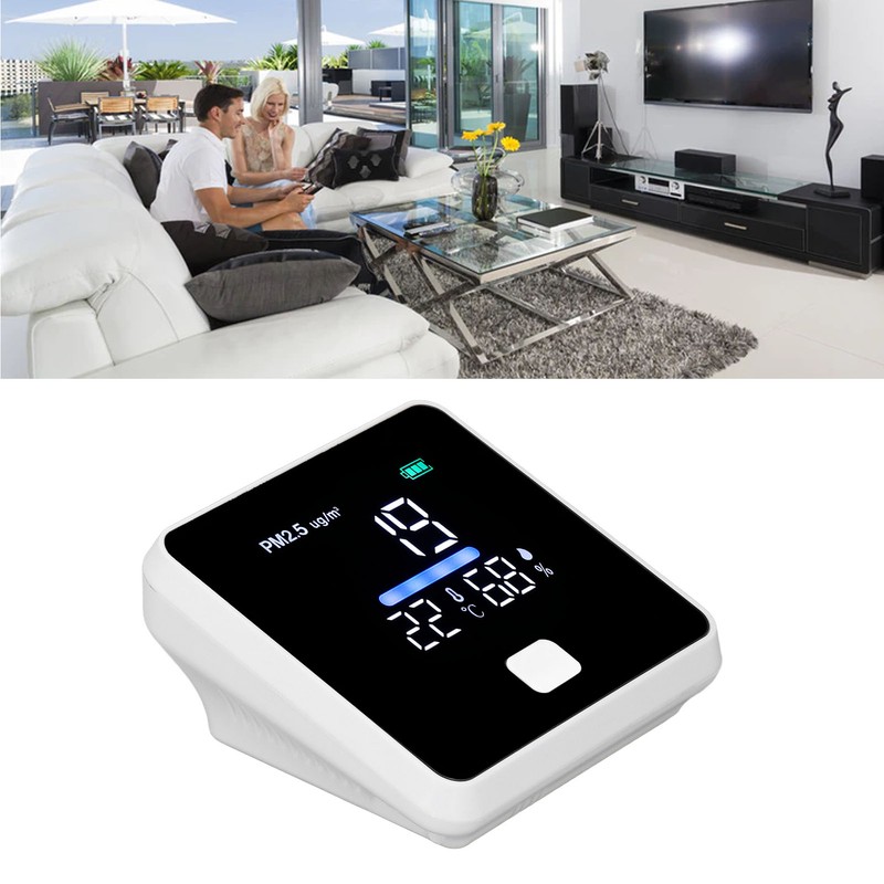 3 in 1 Air Quality Monitor Timely Accurate Measurement Temperature