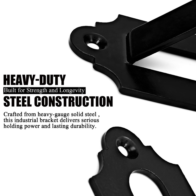 VMSIXVM European Mount Skull Hanger, Euro Mount Wall Hanger for