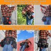 Chyaidach 16-Pockets Tool Belts for man with Suspenders, Detachable &