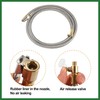 Motoforti 150cm 59" Car Tire Air Inflator Hose Adapter Quick