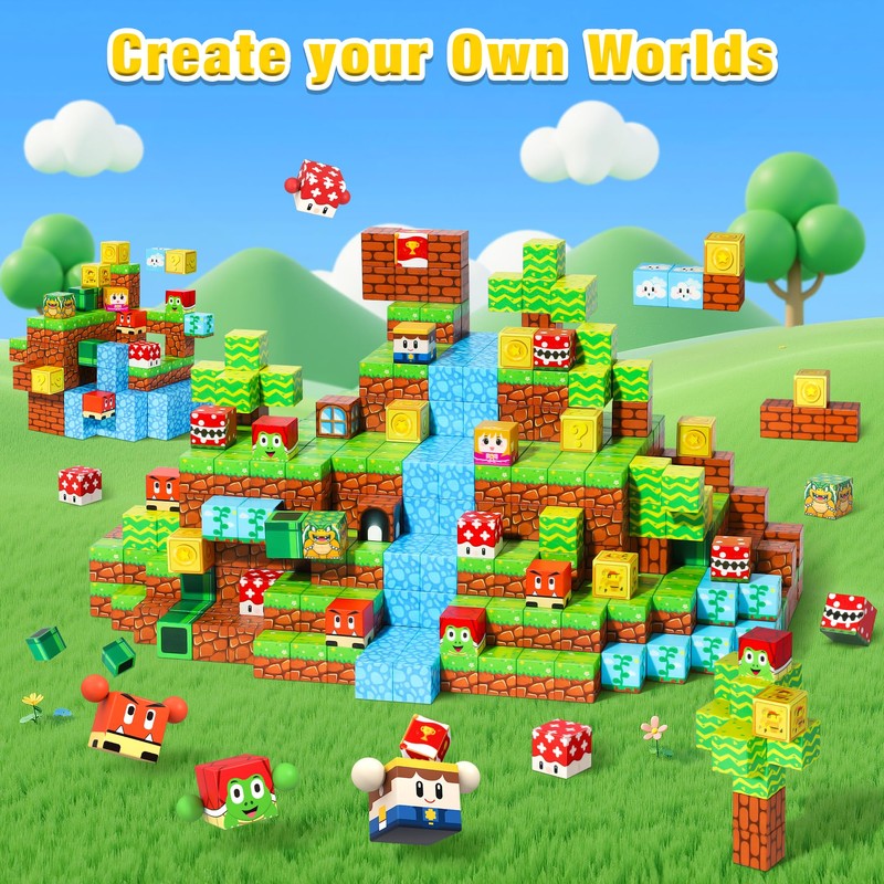 LUVTOY Magnetic Building Style B