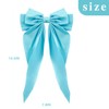Big Bow Hair Clips 2pcs, Long Tail French Hair Bows
