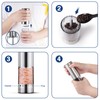 HomeHacks 2 Pack Upgraded 95ml Rechargeable Electric Salt and Pepper