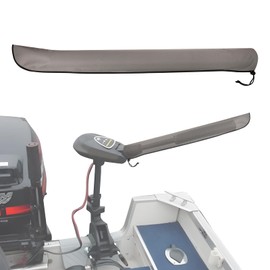 Waterproof Sailboat Tiller Cover, Heavy Duty Solution-Dyed 600D Fade-Resistant Tiller Cover, UV Protection Weather-Resistant Slip-on Sailboat Accessories Black Color (48"x6.5"x6")