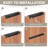 M METERXITY 6-Pack Cabinets Drawers Edge Pulls, 3.15" Aluminum Drawer