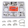 100 Piezas Banda Matriz Dental Contorneadas 2 Anillos Kit