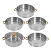 5 Tier Stainless Steel Steamer Pot, 11.8In/30cm Food Steamer Cookware