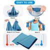 TOBEHIGHER Cooling Towels - 4 Pack Cooling Towels for Neck