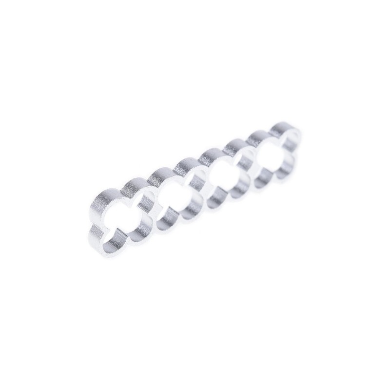 Alphacool 24774 Eiskamm Alu X16-4mm silver - 4 pcs Modding