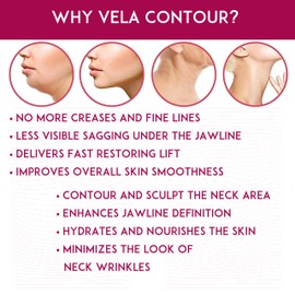 Anacis Double Chin Reducer Neck Loose Sagging Skin Lifting Tightening Firming Face Shaping. Vela Contour (CREAM)