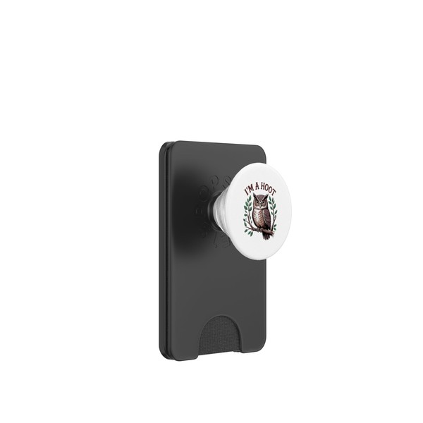 Im A Hoot Owl PopSockets PopWallet for MagSafe