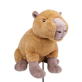Funny Capybara Golf Headcover, Animals Plush Golf Club Head Covers, Small Size Fits Hybird and Irons, Large Size Fits Standard 462cc Driver Head