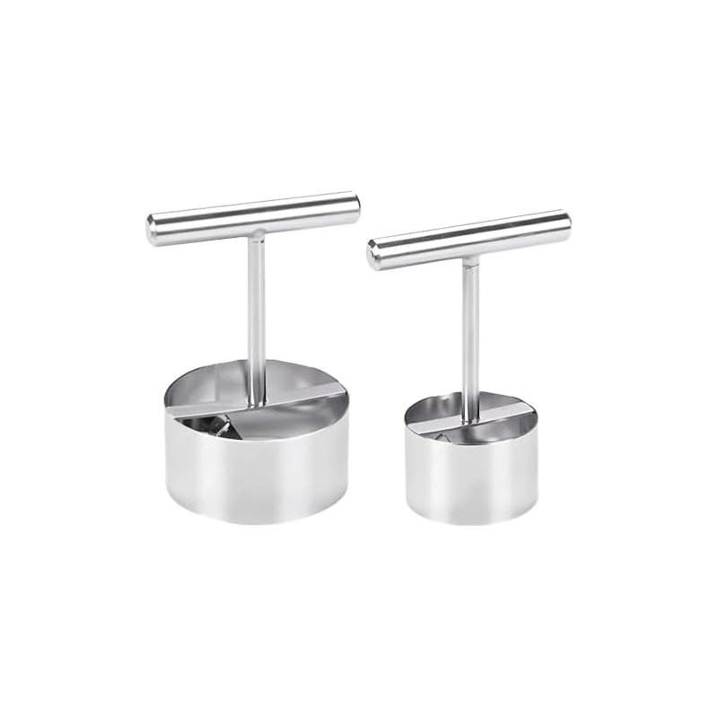 SUPVOX Descorazonador De Frutas De Acero Inoxidable, 2 Pzas