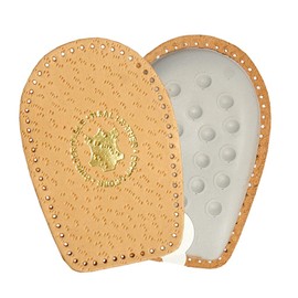Genuine Leather Heel Support Pad Cup With Foam Cushion, Orthotic Shoe Insoles Inserts For Men And Women, Kaps Airflex, All Sizes (Women / 5-7 UK / 38-40 EUR)