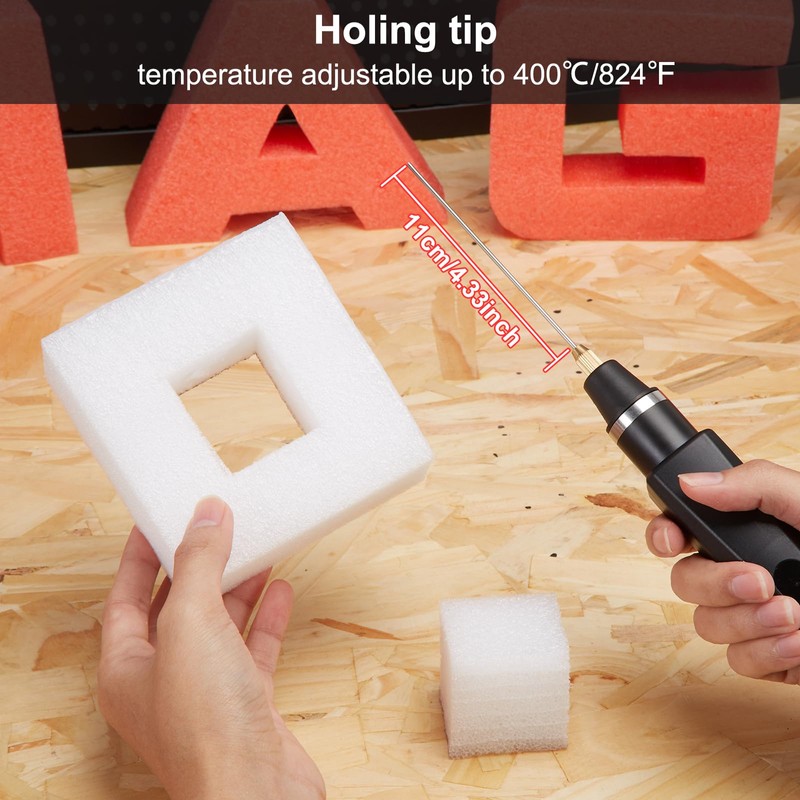 IMAGE Electric Foam Cutter 2-in-1 Styrofoam Cutter Tool Set, 100-240V/28W