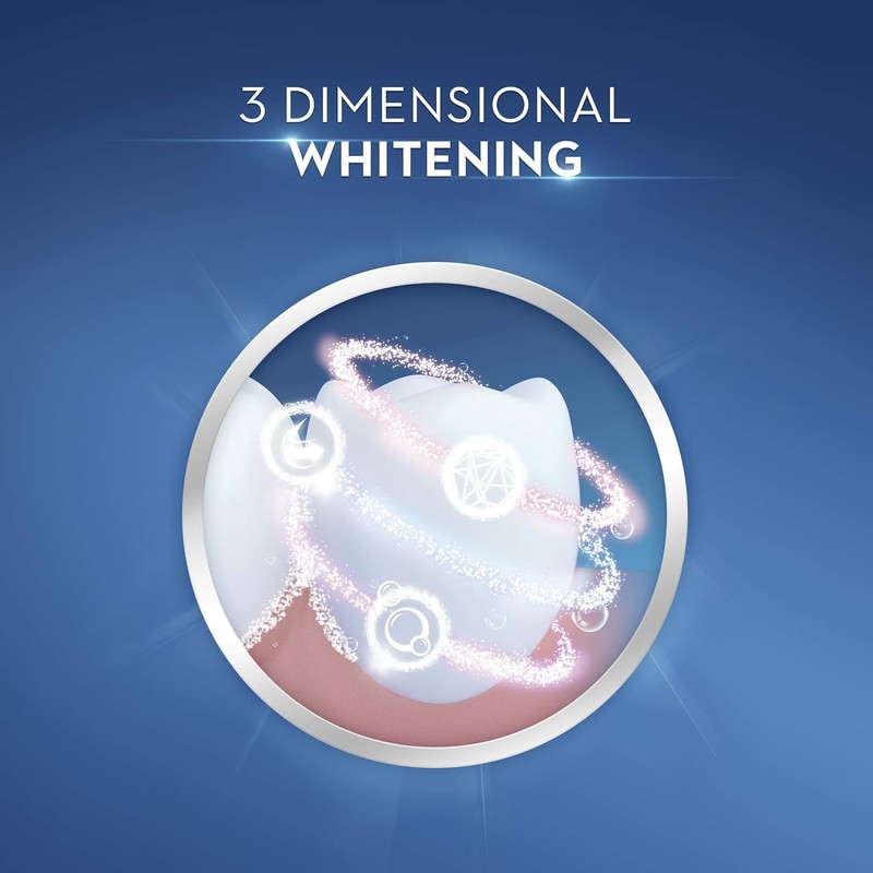 Crest 3D White Vivid Fluoride Anticavity Toothpaste, Radiant Mint 0.85