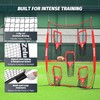 ZELUS 8 x 8ft Football Throwing Net, Quarterback Training Equipment
