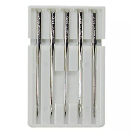 Schmetz Self Threading - No. 90 Needles for Lightweight Fabric, Sewing, Pack of 5