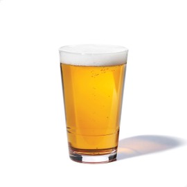 TOSSWARE RESERVE 16oz Pint SET OF 4, Premium Quality, Tritan Dishwasher Safe & Heat Resistant Unbreakable Plastic Beer Glasses, Clear