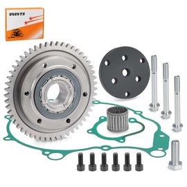Flywheel Puller Tool & Starter Clutch One Way Bearing Gear Gasket Kit for Yamaha YFM660R Raptor 660R 2002 2003