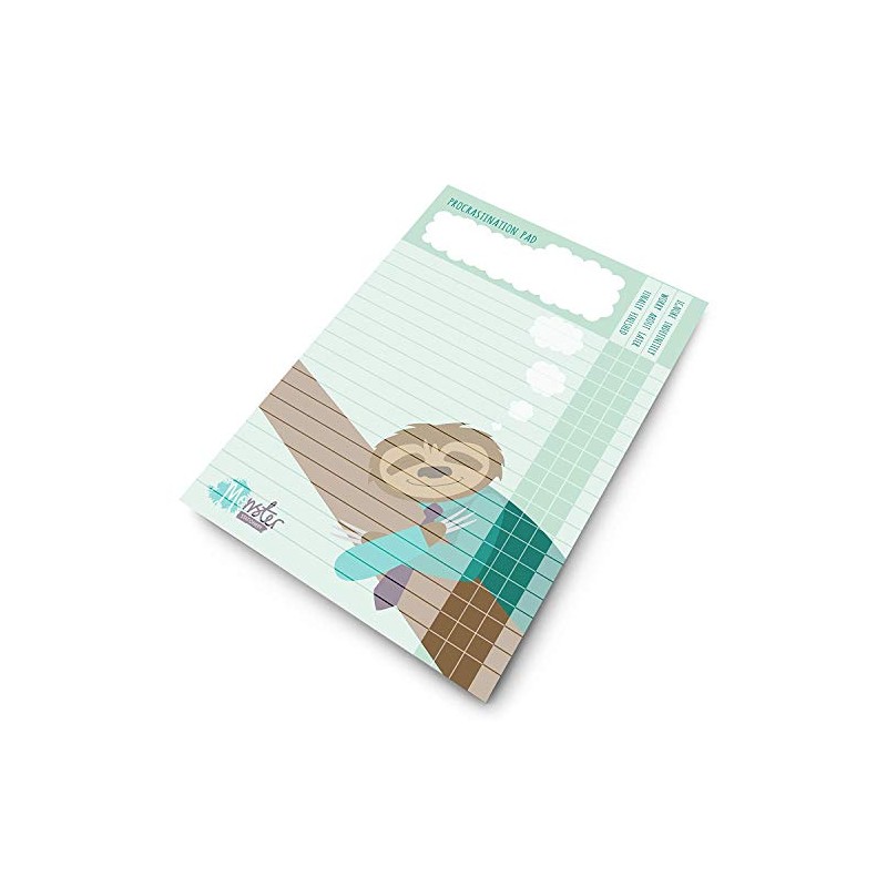 Monster Stationery - A5 Procrastination Pad/to Do Pad/Daily Schedule Planner
