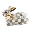 MACKENZIE-CHILDS Bunny Figurine, Rabbit Figurine Decoration for Spring, Resting, Sterling