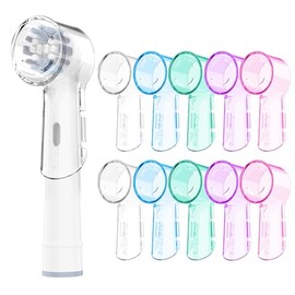 10 Pack Toothbrush Covers Caps Compatible with Oral B, Toothbrush Head Travel Protector for Oral-B iO Series, Pro 1000, 1500, 5000, 7500 Electric Toothbrush, Protects Brush Head Travel Essentials