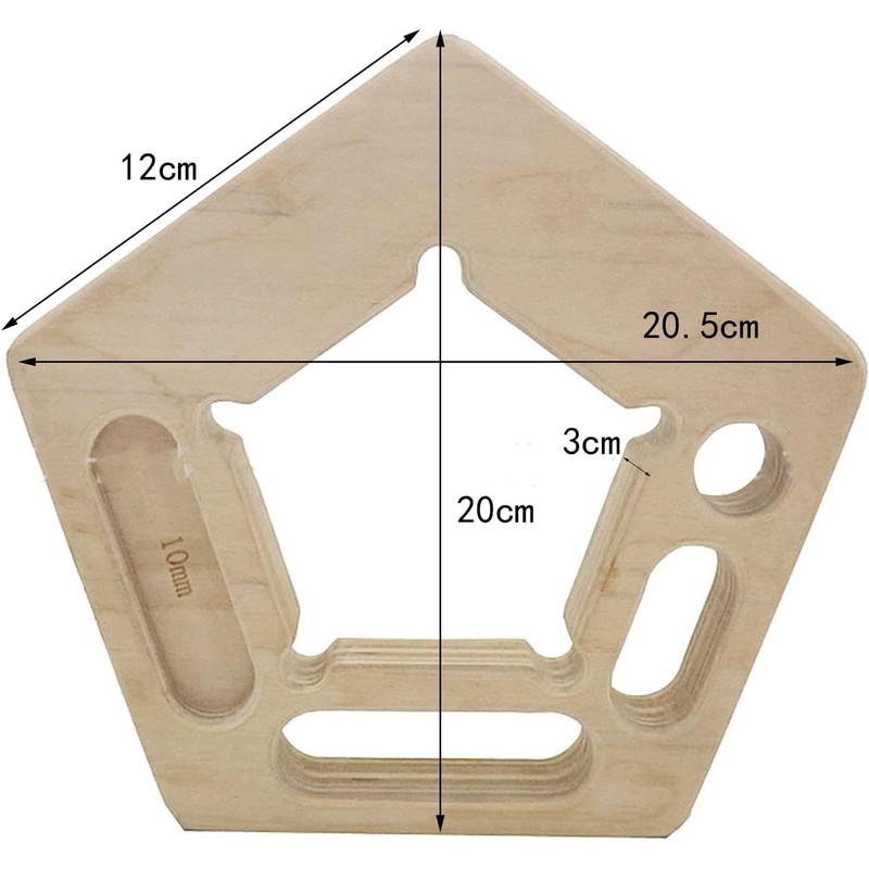 Hangboard Rock Climbing Holds Finger Strengthener for Pull-up Grip Arm