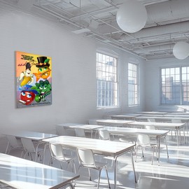 Anime Fruit and Vegetable Band Poster - 18" x 24" Laminated - Fun for Nutrition Education