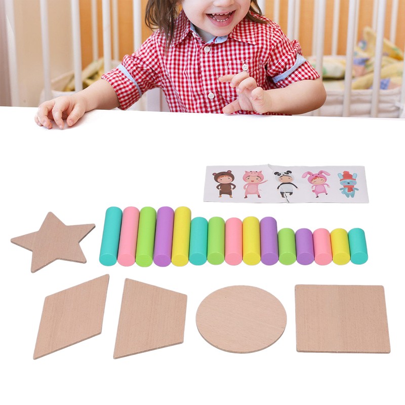 Wooden Tower Stacking Game Wooden Montessori Building Blocks Educational Desktop