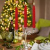 GenSwin GenSwin Christmas Tree Flameless Taper Candles Flickering with Remote