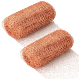 2er Set Kupferband Gegen Schnecken 12.7cm x 6m Schneckenschutz Kupferband Schneckenzaun Metall Garten Schneckenabwehr für Garten, Nacktschnecken, Schneckenbarriere, Mäuse Mader Abwehr