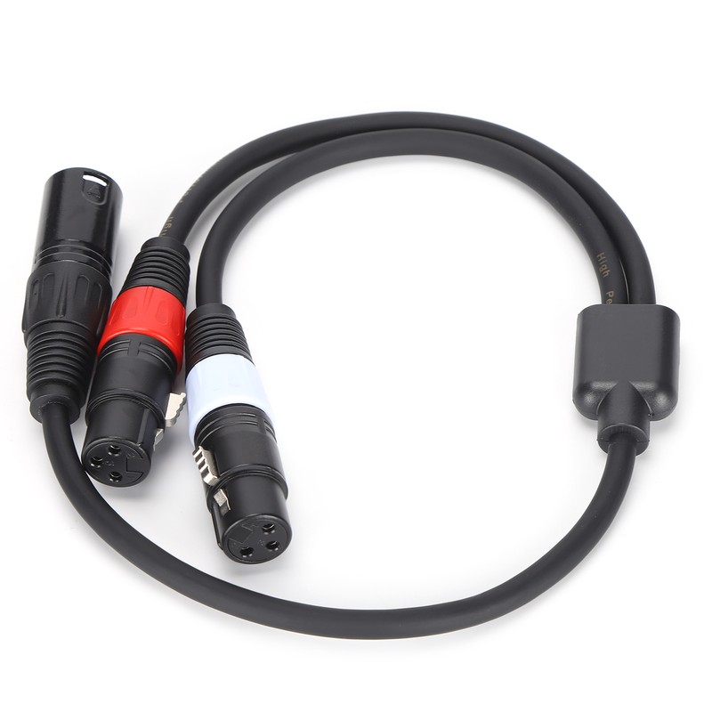 JORIND 5Pin XLR Male to Dual 3Pin XLR Female Cable