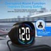 Dpaaoyer HUD GPS Speedometer Universal Car Heads-Up Display 2.7inch Speed
