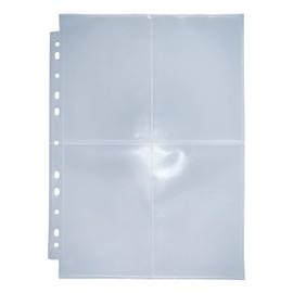 Arkero-G® 2-pocket / 4-pocket photo pages – A4 photo sleeves and postcard sleeves for album collections e.g. crafts, school, office, storage.