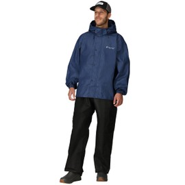 FROGG TOGGS Men's Standard Classic All-Sport Waterproof Breathable Rain Suit, Royal Blue/Black, Medium