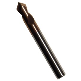 Tommy Global TG2302 Carbide NC Spot Drill, 90°, Blade Diameter 0.2 inches (6 mm), Total Length: 1.6 gal (50 L), 2 Blades, AlTiN Coated, Chamfering